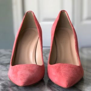 JCrew Elsie Suede Pump in Pink - Gently Worn